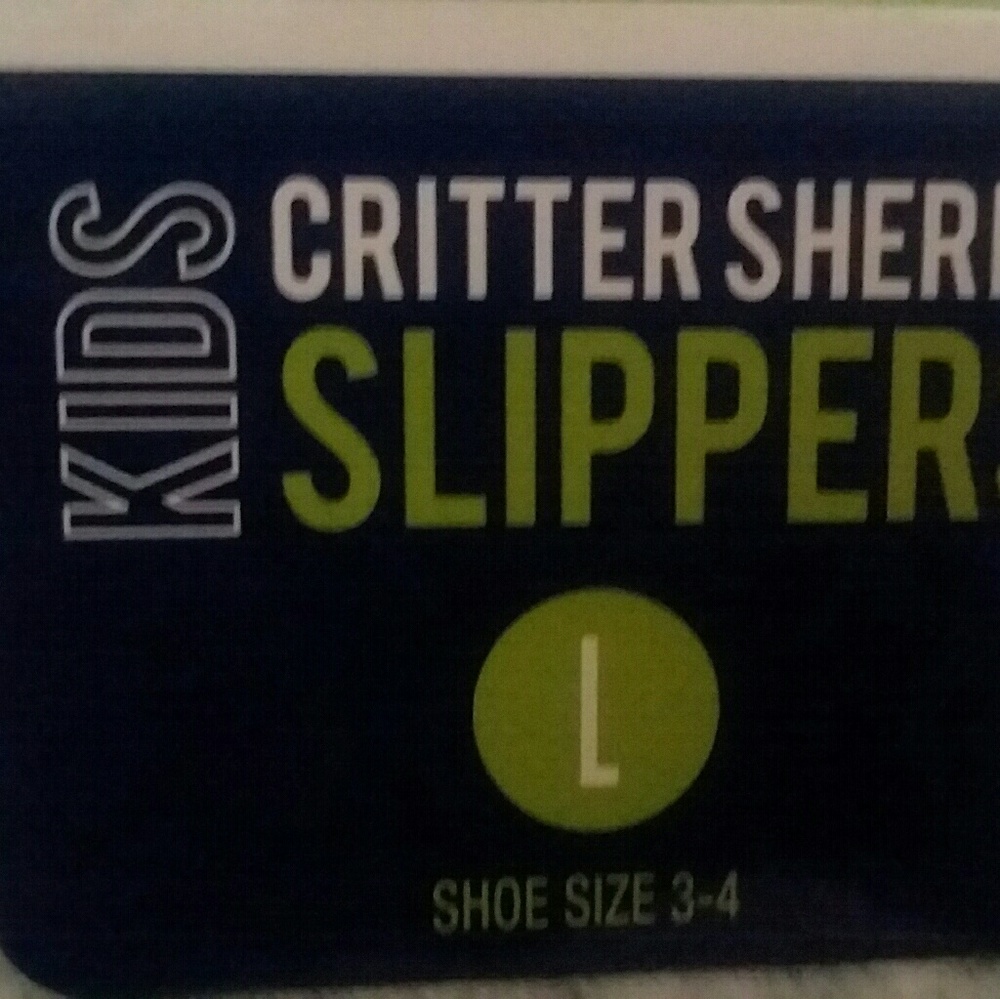 CRITTER SLIPPERS Size 3 girls and boys - Picture 5 of 7